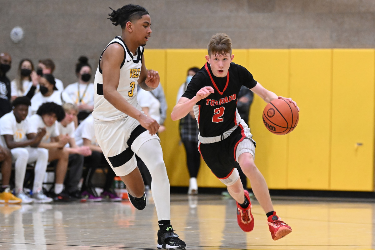 Roosevelt North Medford boys basketball Leon Neuschwander 70